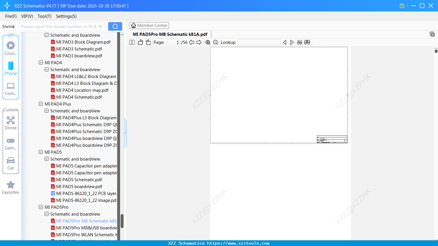 Xiaomi MI PAD5Pro MB Schematic K81A